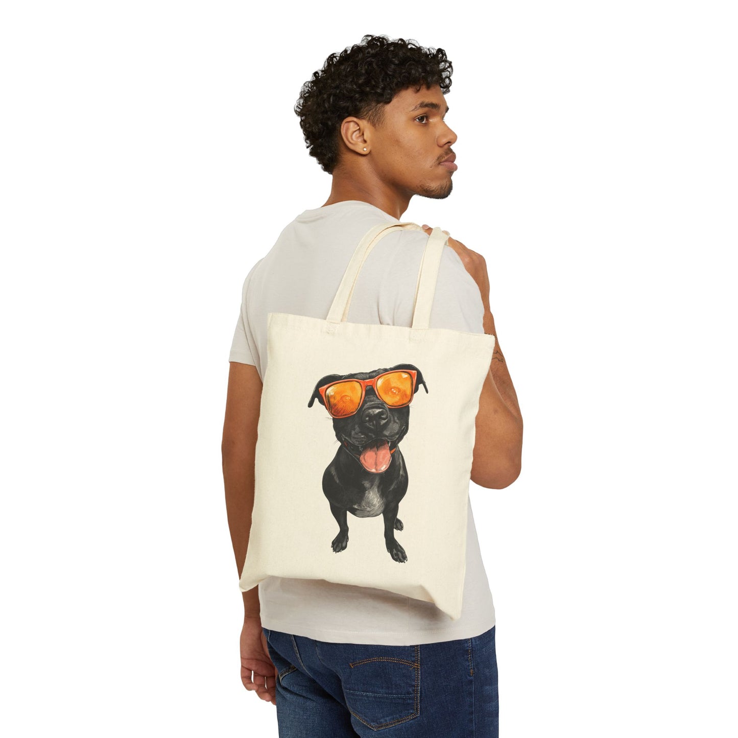 Buster in Sunglasses Tote Bag