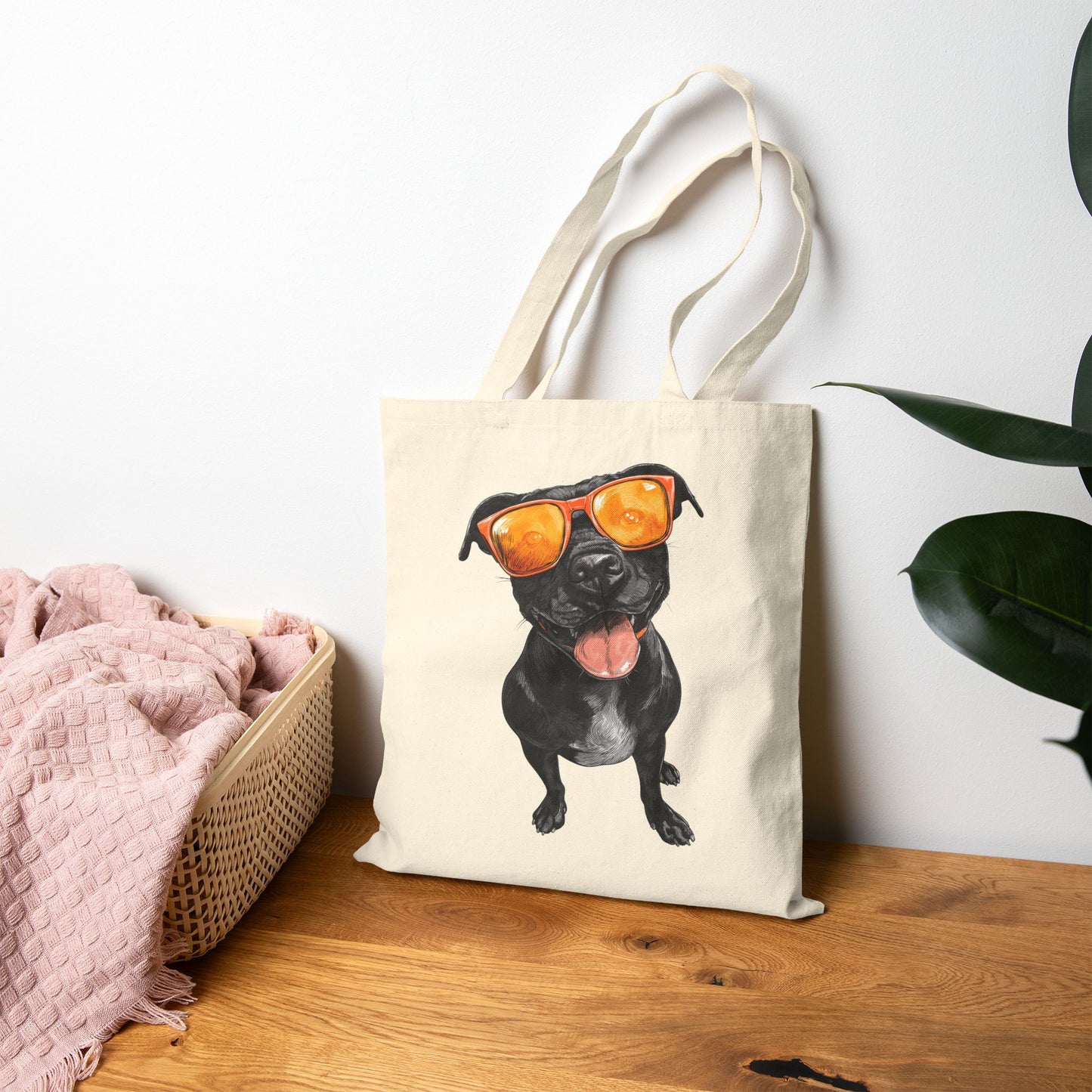 Buster in Sunglasses Tote Bag